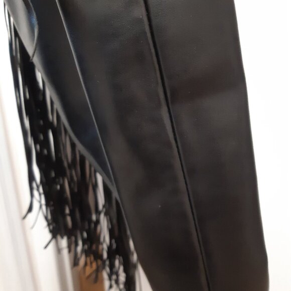 New Victoria's Secret Fringed Black Tote Bag - Picture 9 of 10
